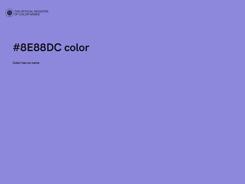 #8E88DC color image