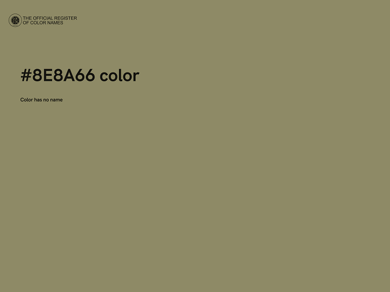 #8E8A66 color image