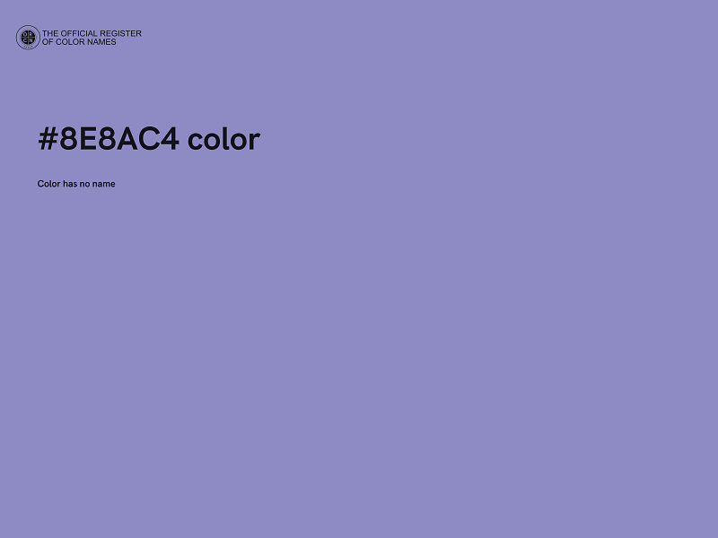 #8E8AC4 color image