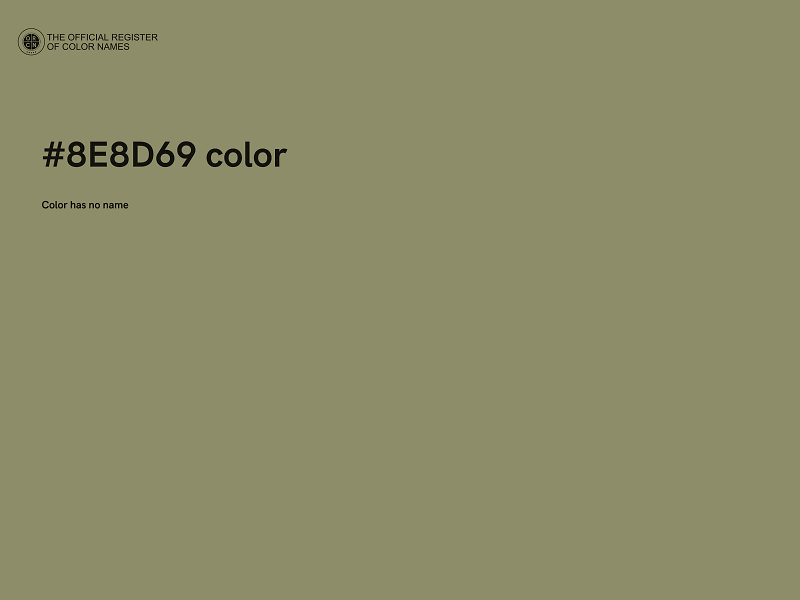 #8E8D69 color image