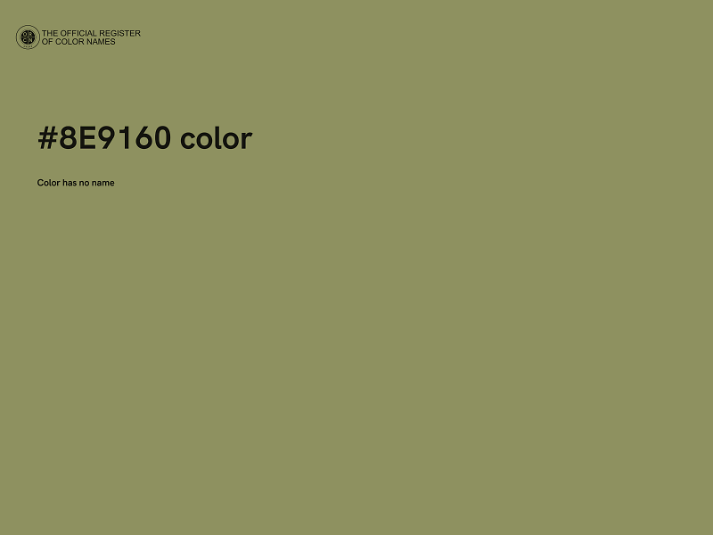 #8E9160 color image