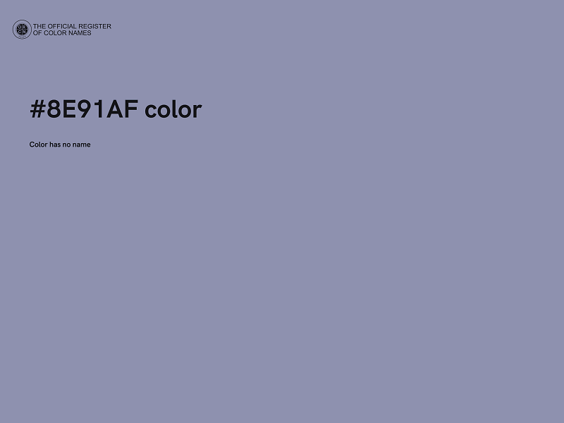 #8E91AF color image