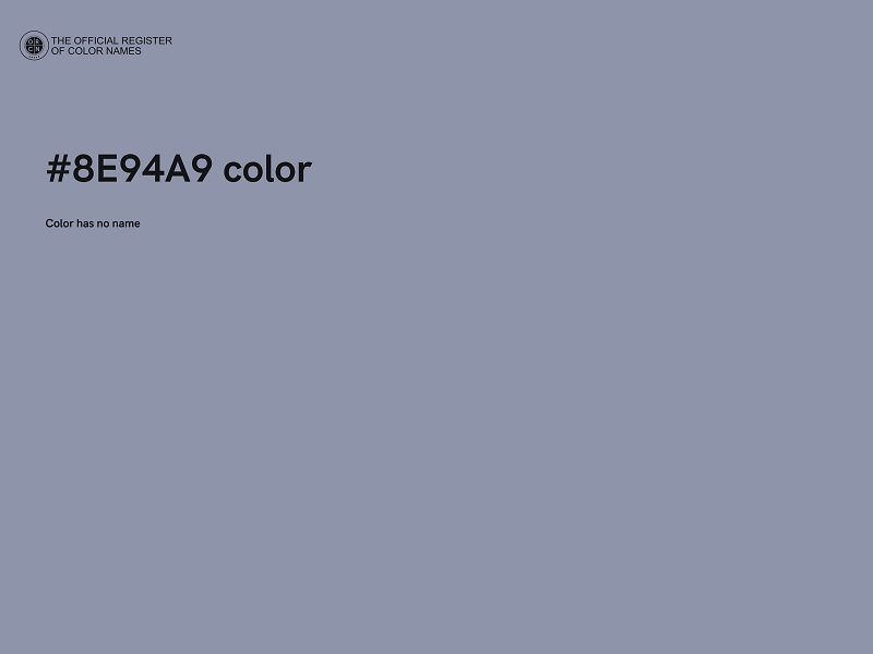 #8E94A9 color image