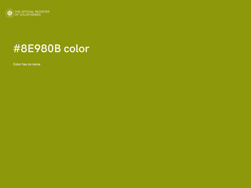 #8E980B color image