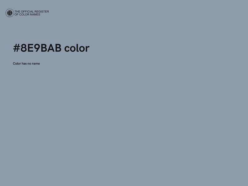 #8E9BAB color image