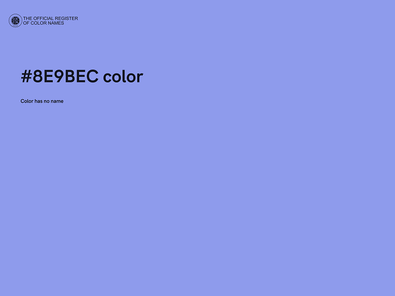 #8E9BEC color image