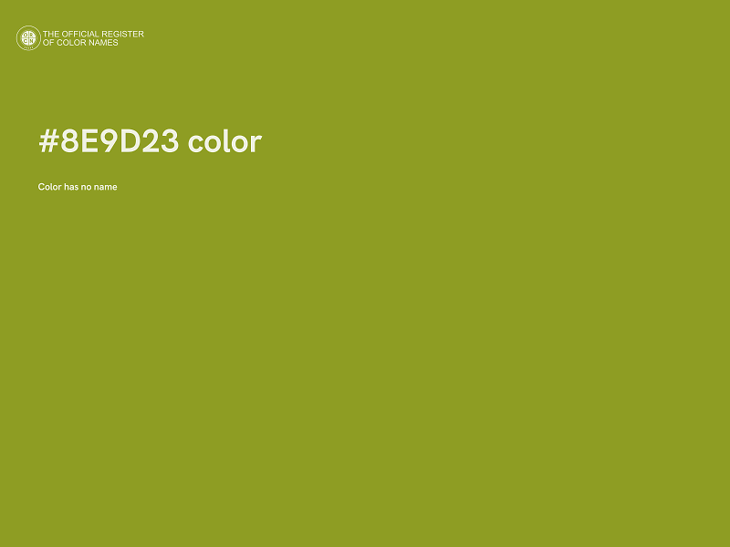 #8E9D23 color image