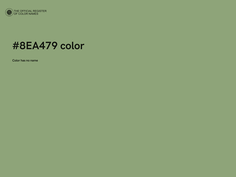 #8EA479 color image