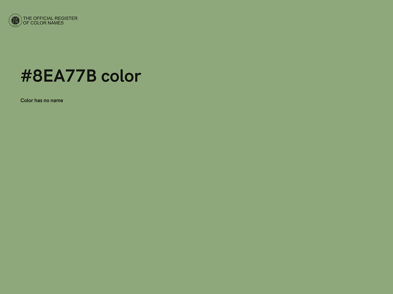 #8EA77B color image