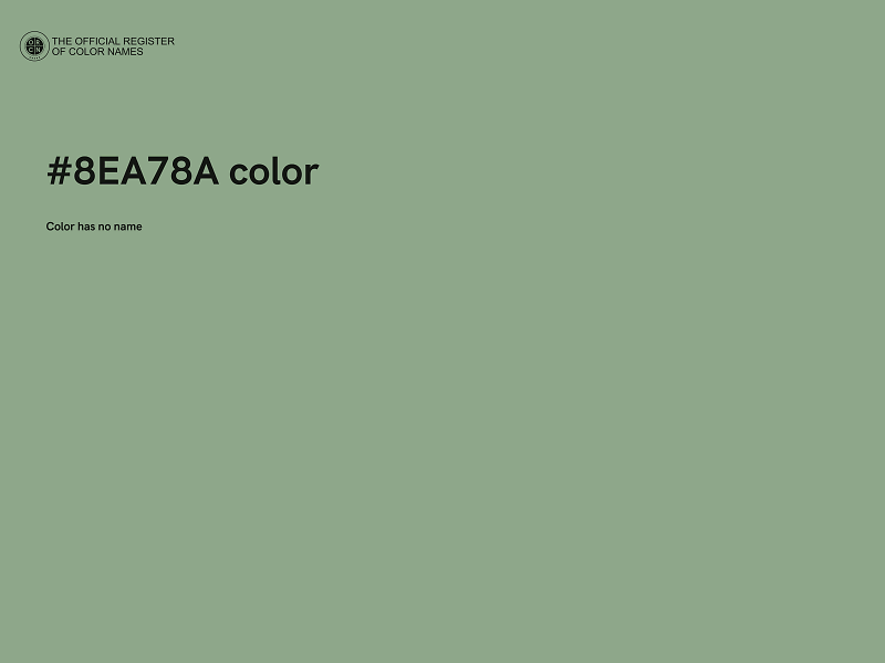 #8EA78A color image