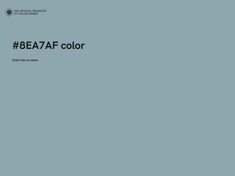 #8EA7AF color image