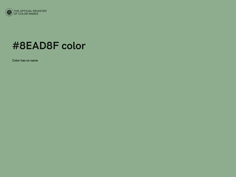 #8EAD8F color image