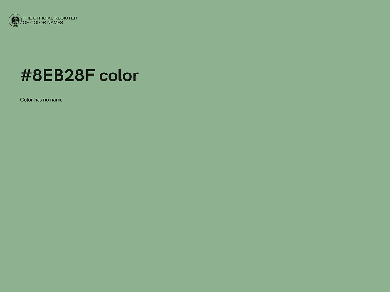 #8EB28F color image