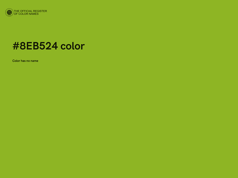 #8EB524 color image