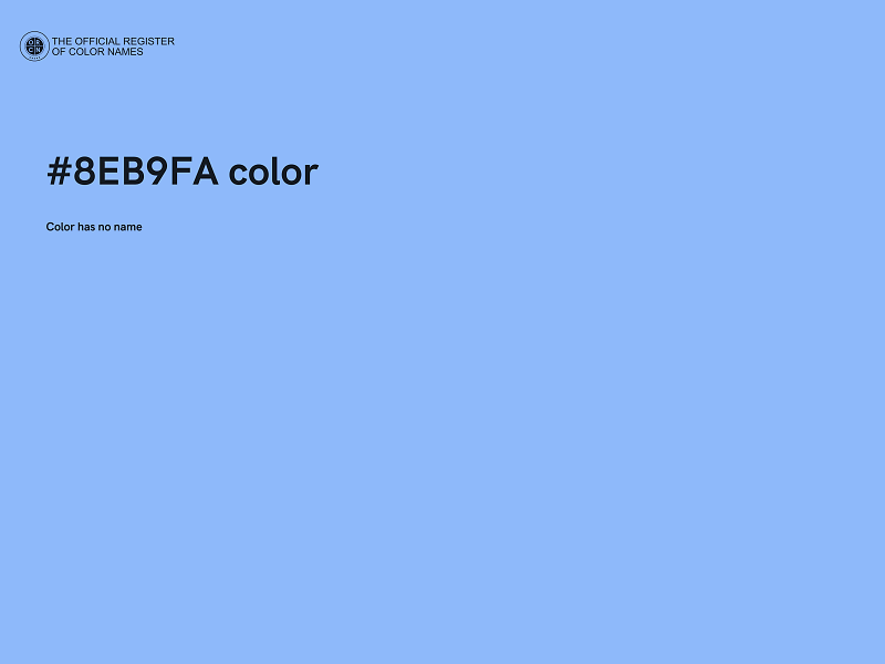 #8EB9FA color image