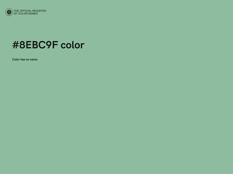 #8EBC9F color image