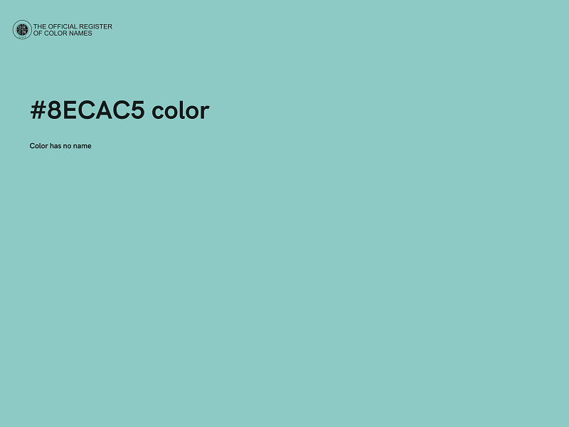 #8ECAC5 color image