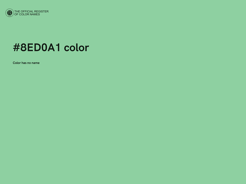 #8ED0A1 color image