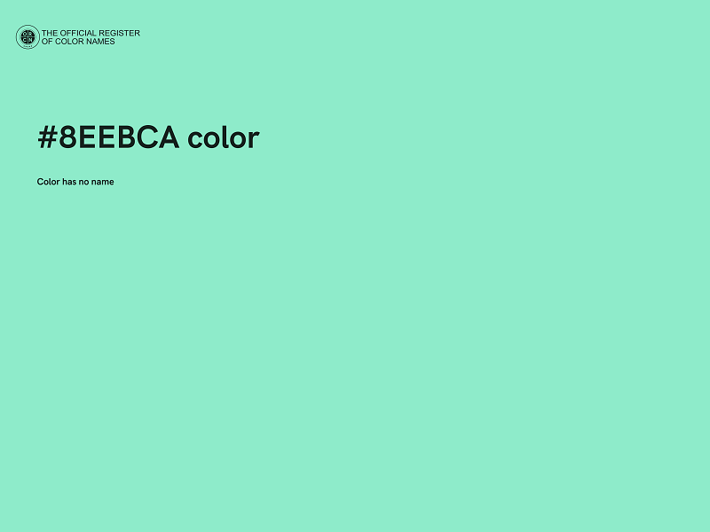 #8EEBCA color image