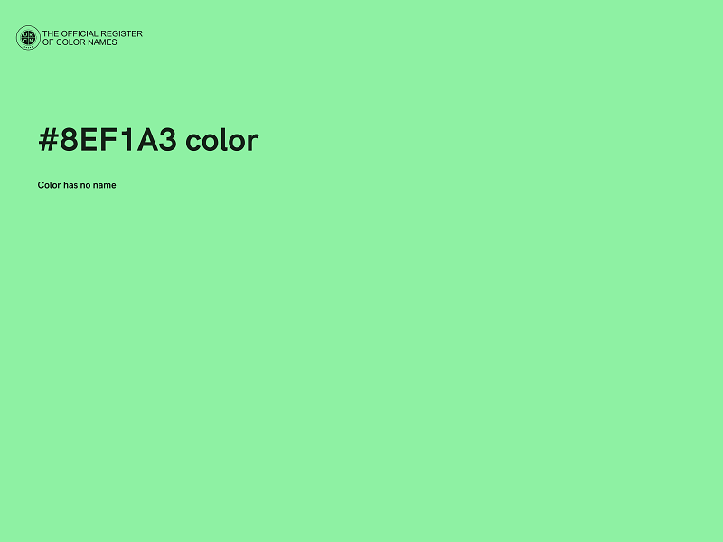 #8EF1A3 color image