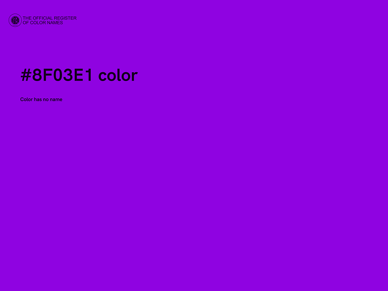 #8F03E1 color image