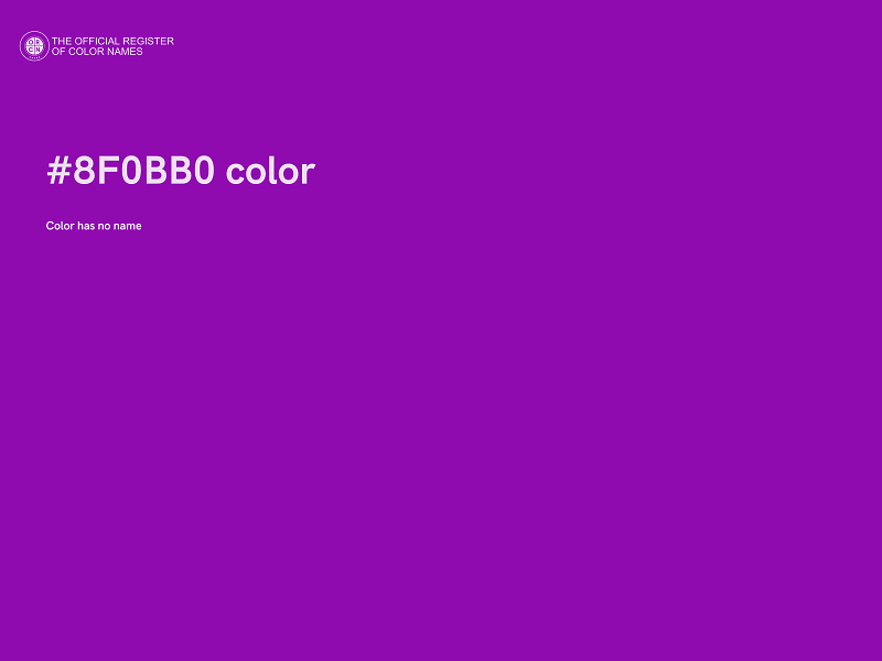 #8F0BB0 color image