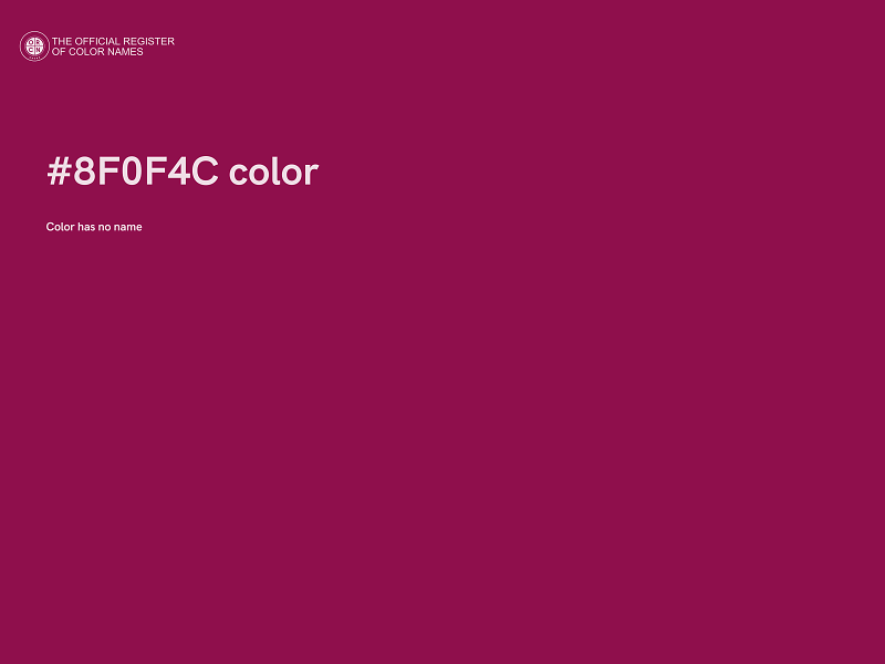 #8F0F4C color image