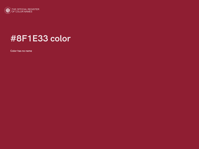 #8F1E33 color image