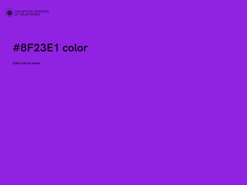 #8F23E1 color image