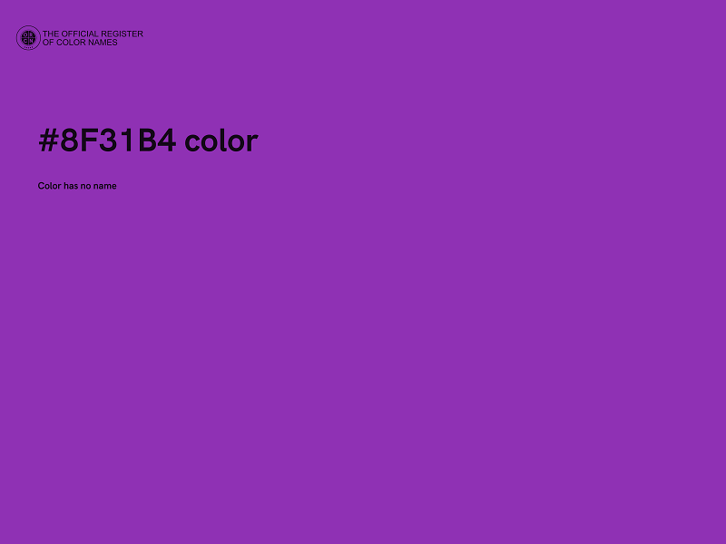 #8F31B4 color image