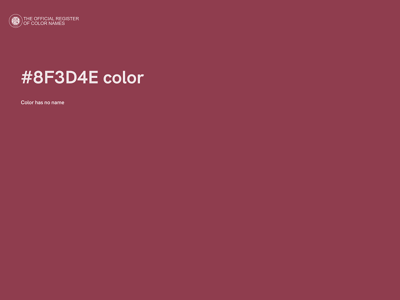 #8F3D4E color image