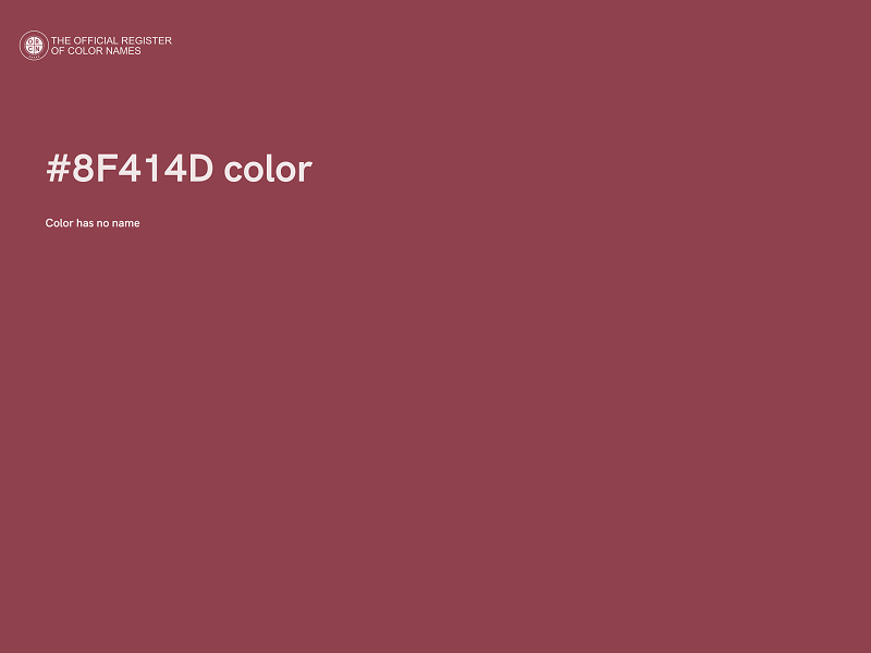 #8F414D color image