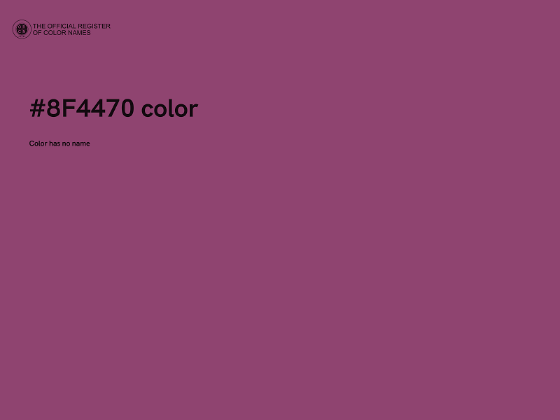 #8F4470 color image