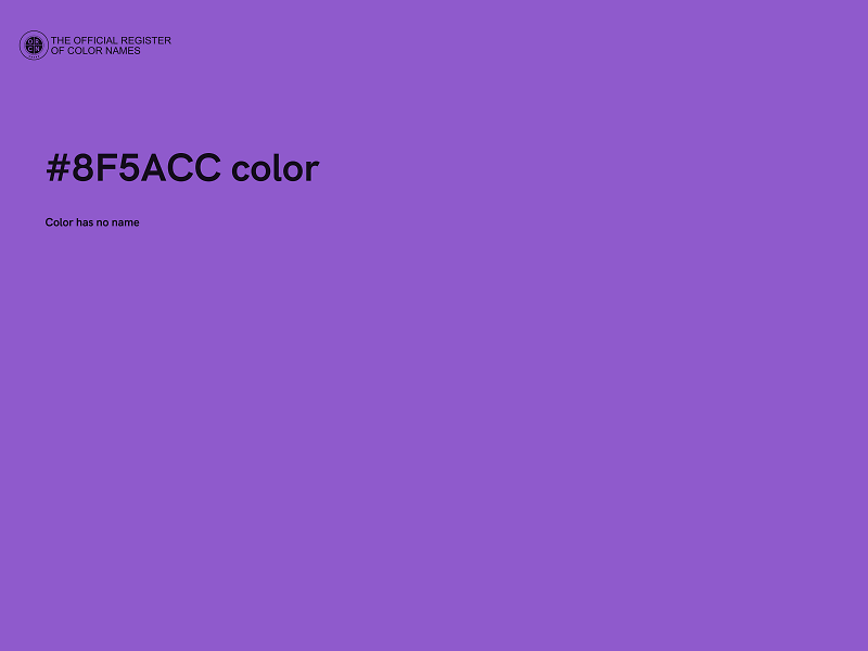 #8F5ACC color image