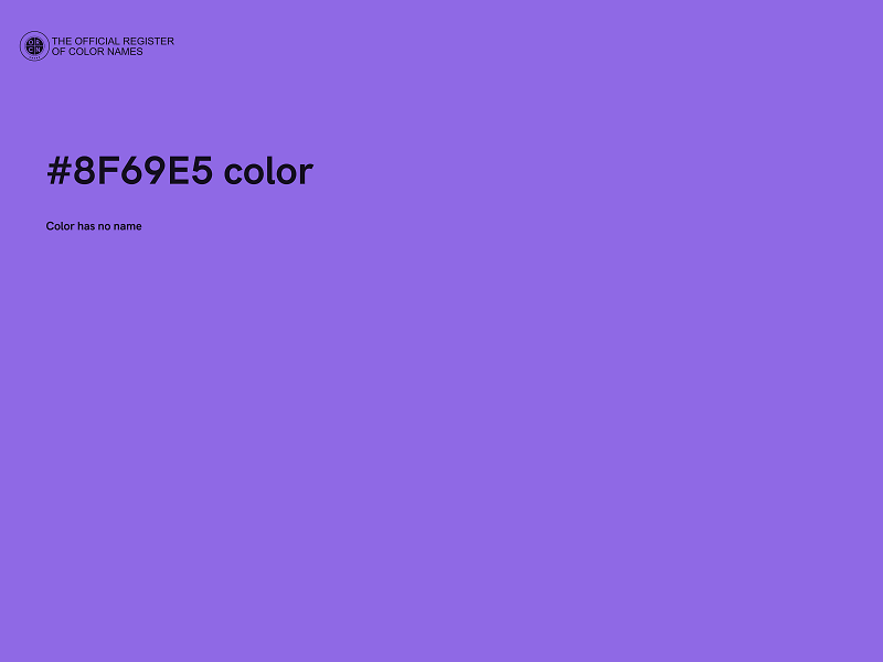 #8F69E5 color image