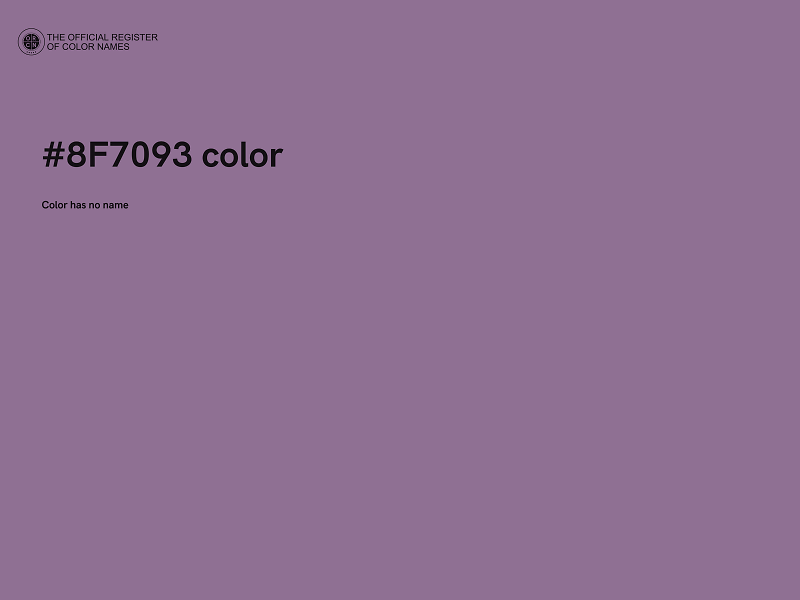 #8F7093 color image