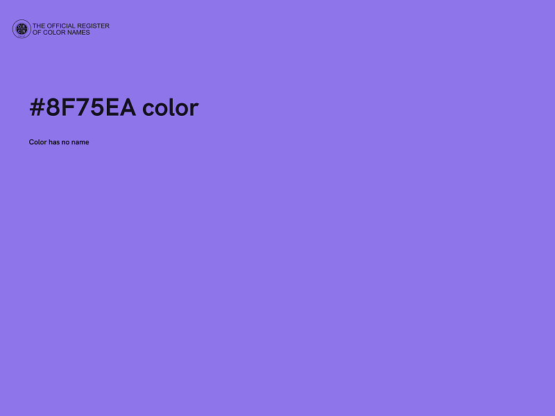 #8F75EA color image