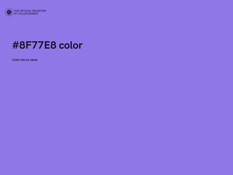 #8F77E8 color image