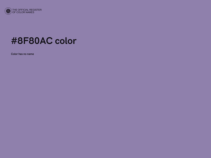 #8F80AC color image