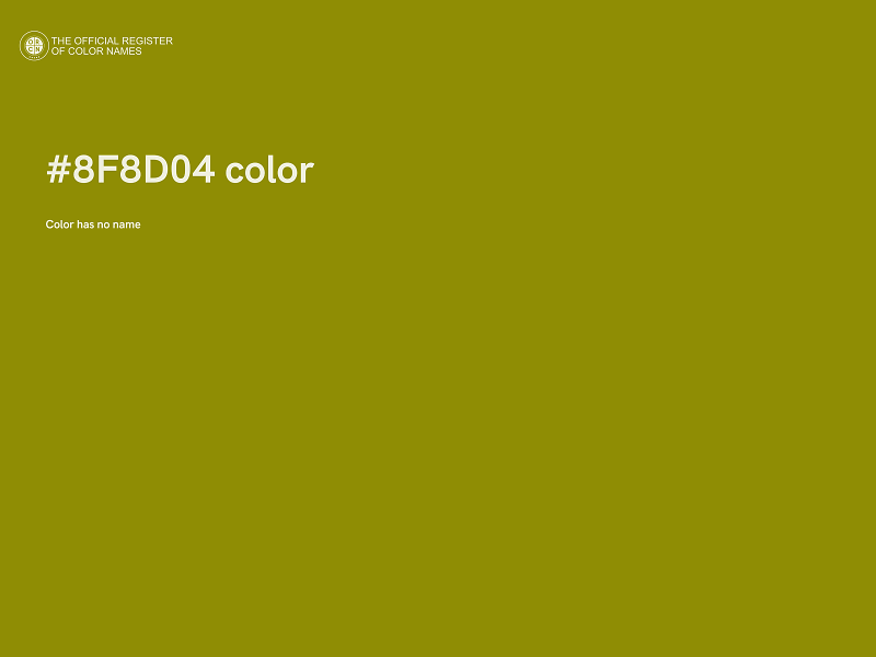 #8F8D04 color image