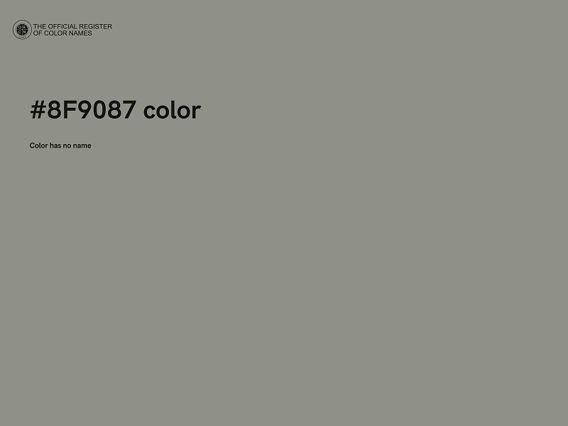 #8F9087 color image