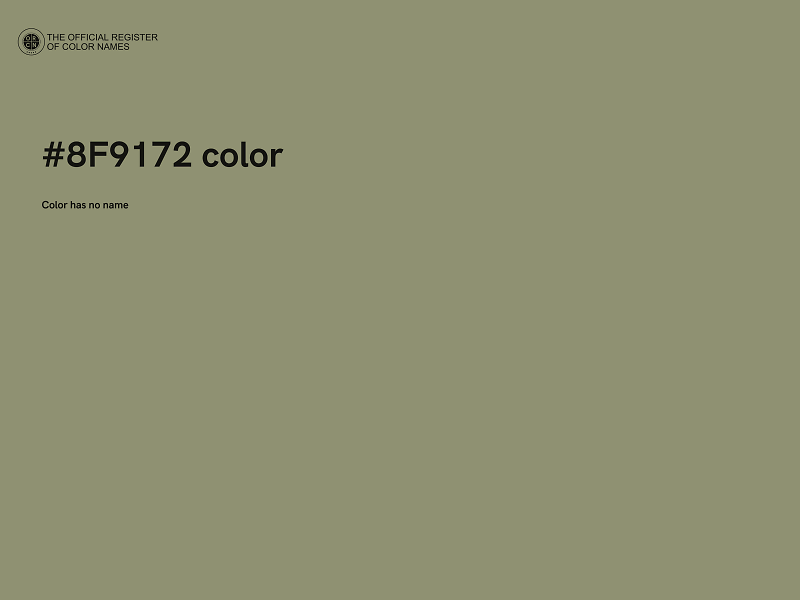 #8F9172 color image