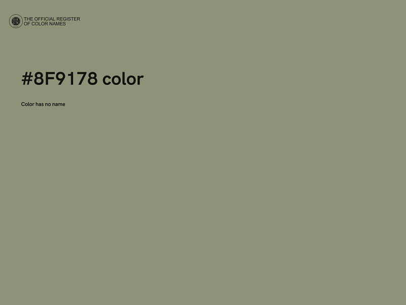 #8F9178 color image