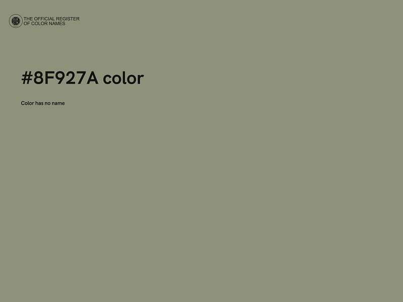 #8F927A color image