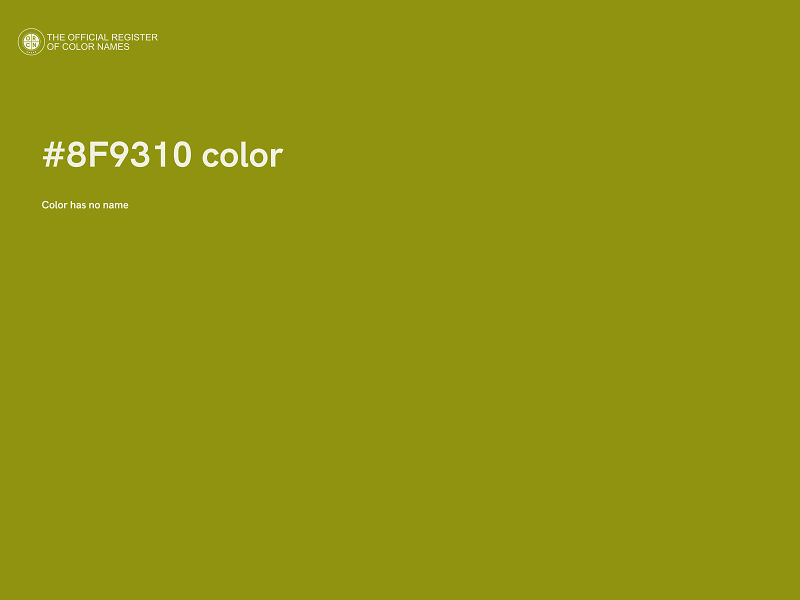 #8F9310 color image