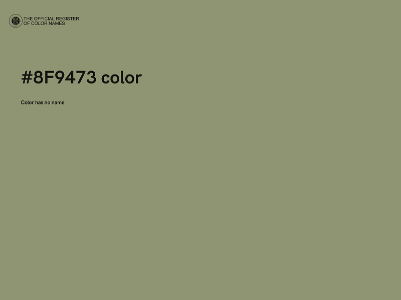 #8F9473 color image