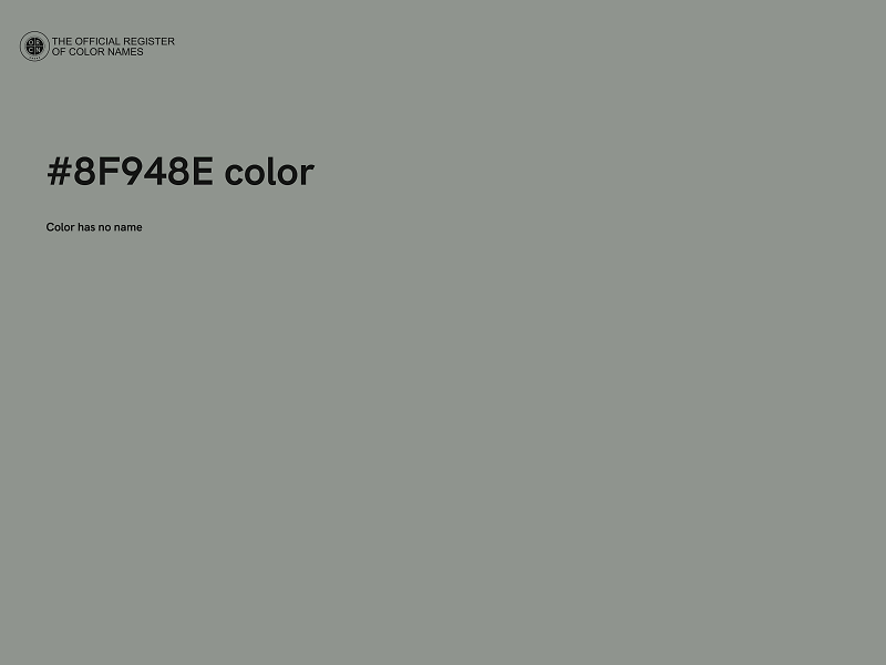 #8F948E color image