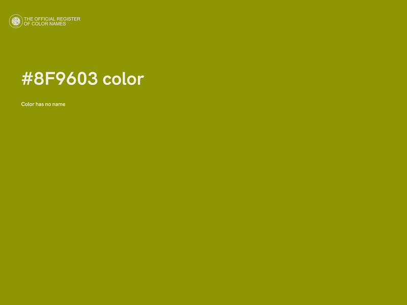 #8F9603 color image