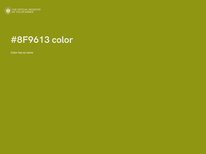 #8F9613 color image