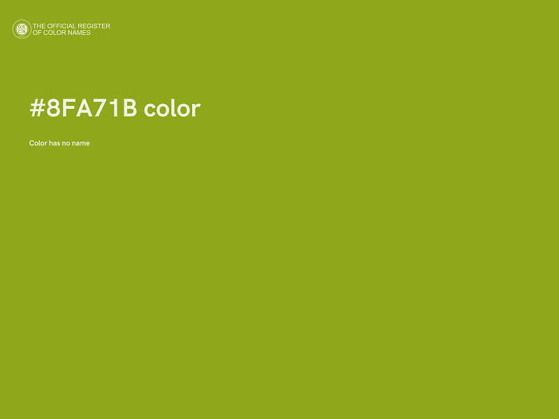 #8FA71B color image